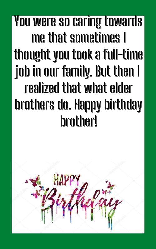 brother birthday wishes quotes in english